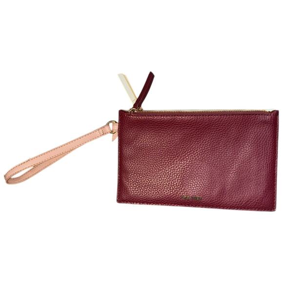 Lot of 2 Nine West 3 Zipper Wristlet  Y2K Going Out Party Lightweight Casual - Picture 1 of 11